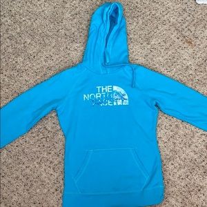 Blue North Face Hoodie